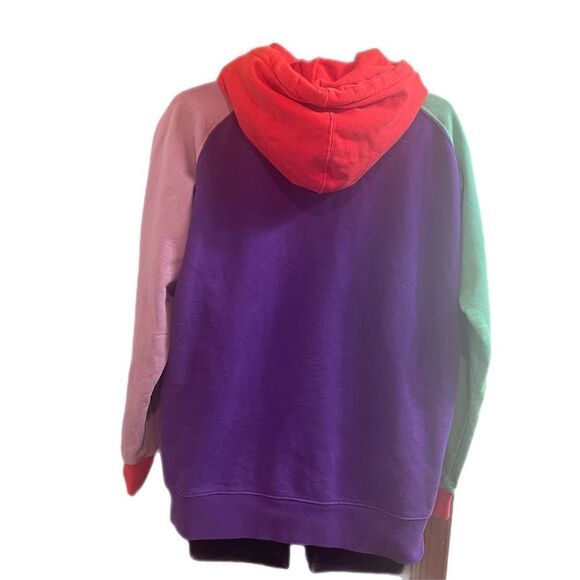 Teddy Fresh Colorblock Sweatshirt Hoodie Size Large - Picture 3 of 12